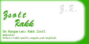 zsolt rakk business card